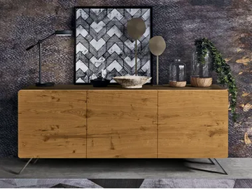 UN482 - Wooden sideboard with doors by Tarocco Vaccari Group - view 2